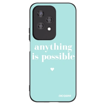 Picasee silikonski črni ovitek za Honor 200 Lite - Anything is possible