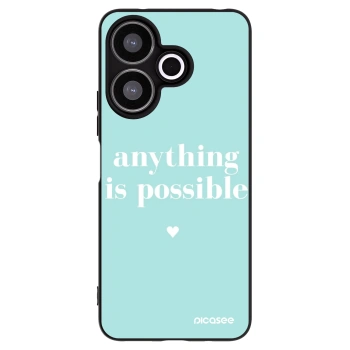 Picasee silikonski črni ovitek za Xiaomi Redmi 13 4G - Anything is possible