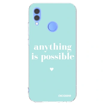 Picasee silikonski prozorni ovitek za Honor 10 Lite - Anything is possible