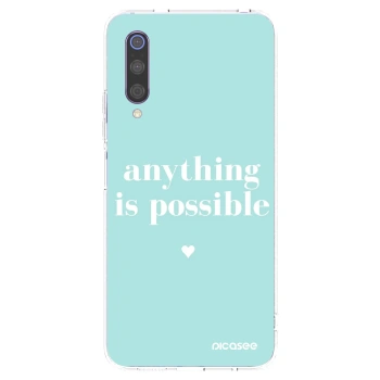 Picasee silikonski prozorni ovitek za Xiaomi Mi 9 - Anything is possible