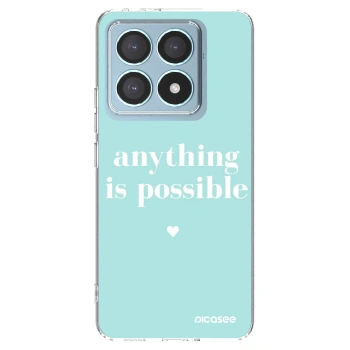 Picasee silikonski prozorni ovitek za Xiaomi 14T Pro - Anything is possible