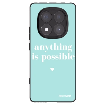 Picasee silikonski črni ovitek za Xiaomi Redmi Note 14 Pro+ 5G - Anything is possible