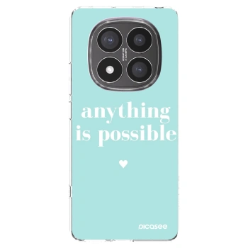 Picasee silikonski prozorni ovitek za Xiaomi Redmi Note 14 Pro+ 5G - Anything is possible