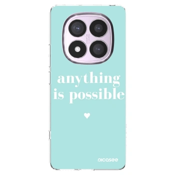 Picasee silikonski prozorni ovitek za Xiaomi Redmi Note 14 Pro 5G - Anything is possible