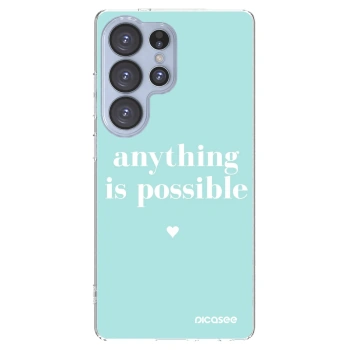 Picasee silikonski prozorni ovitek za Samsung Galaxy S25 Ultra 5G - Anything is possible