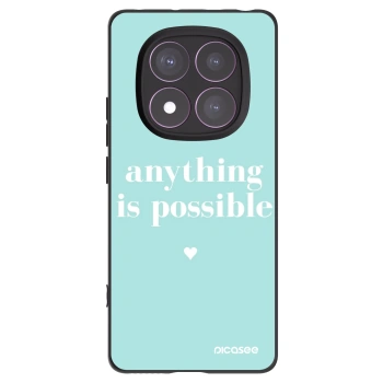 Picasee silikonski črni ovitek za Xiaomi Redmi Note 14 Pro 4G - Anything is possible