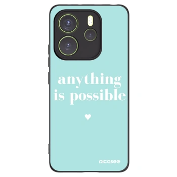Picasee silikonski črni ovitek za Xiaomi Redmi Note 14 4G - Anything is possible