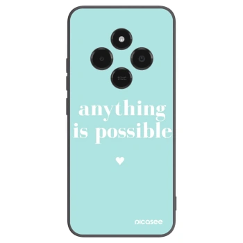 Picasee silikonski črni ovitek za Xiaomi Poco C75 - Anything is possible