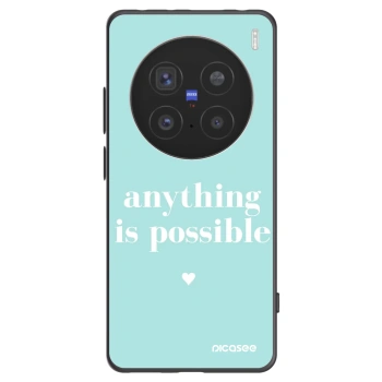 Picasee silikonski črni ovitek za Vivo X200 Pro - Anything is possible