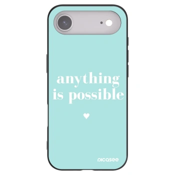 Picasee silikonski črni ovitek za Apple iPhone Air - Anything is possible