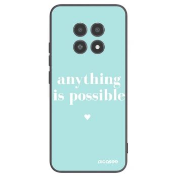 Picasee silikonski črni ovitek za Realme 12X - Anything is possible