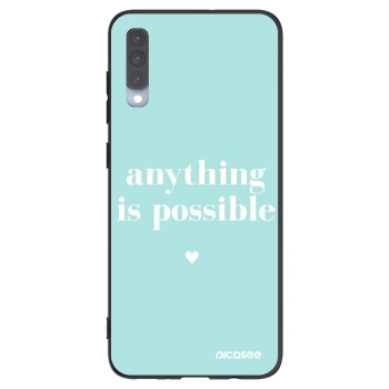 Picasee silikonski črni ovitek za Samsung Galaxy A70 A705F - Anything is possible