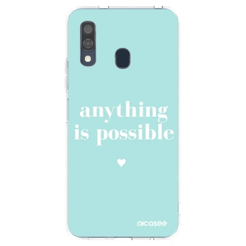 Picasee silikonski prozorni ovitek za Samsung Galaxy A40 A405F - Anything is possible