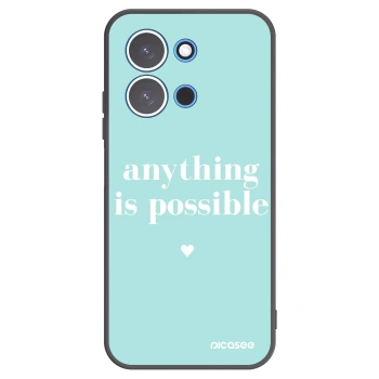 Picasee silikonski črni ovitek za Xiaomi Redmi 15C 4G - Anything is possible