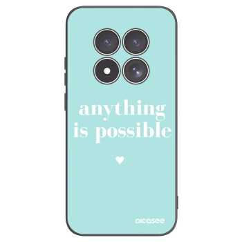 Picasee silikonski črni ovitek za Xiaomi Redmi Note 15 Pro 4G - Anything is possible