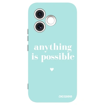 Picasee silikonski črni ovitek za Honor 600 Lite - Anything is possible
