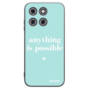 Picasee silikonski črni ovitek za Motorola Moto G77 - Anything is possible