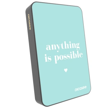 Picasee Prenosna baterija z MagSafe 10 000 mAh Siva - Anything is possible