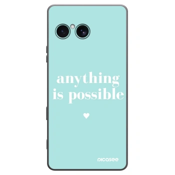 Picasee silikonski črni ovitek za Sony Xperia 10 VII - Anything is possible