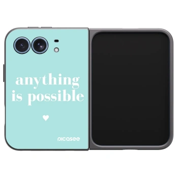 Picasee silikonski črni ovitek za Apple iPhone Duo - Anything is possible