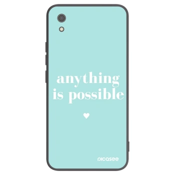 Picasee silikonski črni ovitek za Xiaomi Redmi 7A - Anything is possible