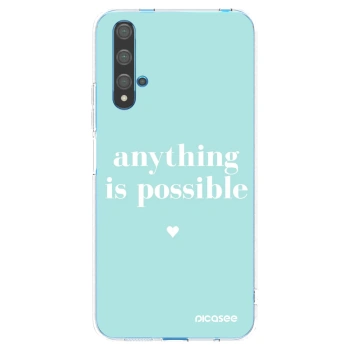 Picasee silikonski prozorni ovitek za Huawei Nova 5T - Anything is possible