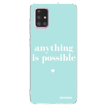 Picasee silikonski prozorni ovitek za Samsung Galaxy A71 A715F - Anything is possible