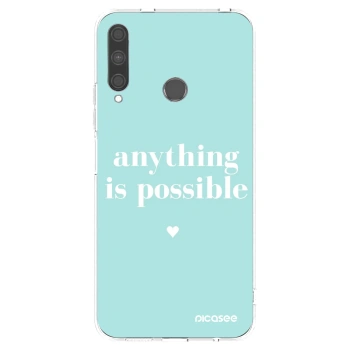 Picasee silikonski prozorni ovitek za Huawei P40 Lite E - Anything is possible
