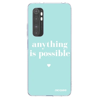 Picasee silikonski prozorni ovitek za Xiaomi Mi Note 10 Lite - Anything is possible