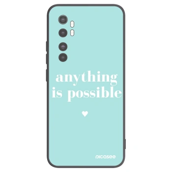 Picasee silikonski črni ovitek za Xiaomi Mi Note 10 Lite - Anything is possible