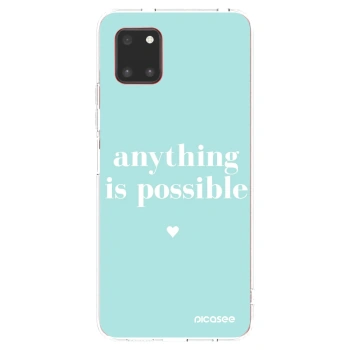Picasee silikonski prozorni ovitek za Samsung Galaxy Note 10 Lite N770F - Anything is possible