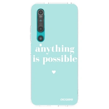 Picasee silikonski prozorni ovitek za Xiaomi Mi 10 - Anything is possible