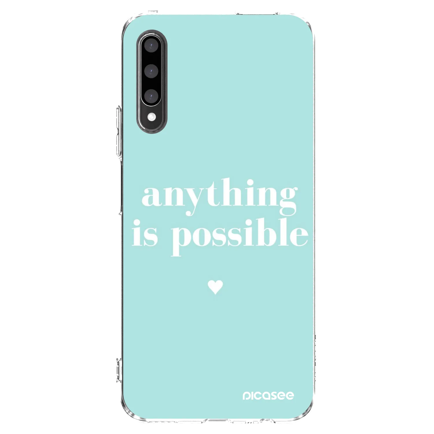Picasee silikonski prozorni ovitek za Honor 9X Pro - Anything is possible