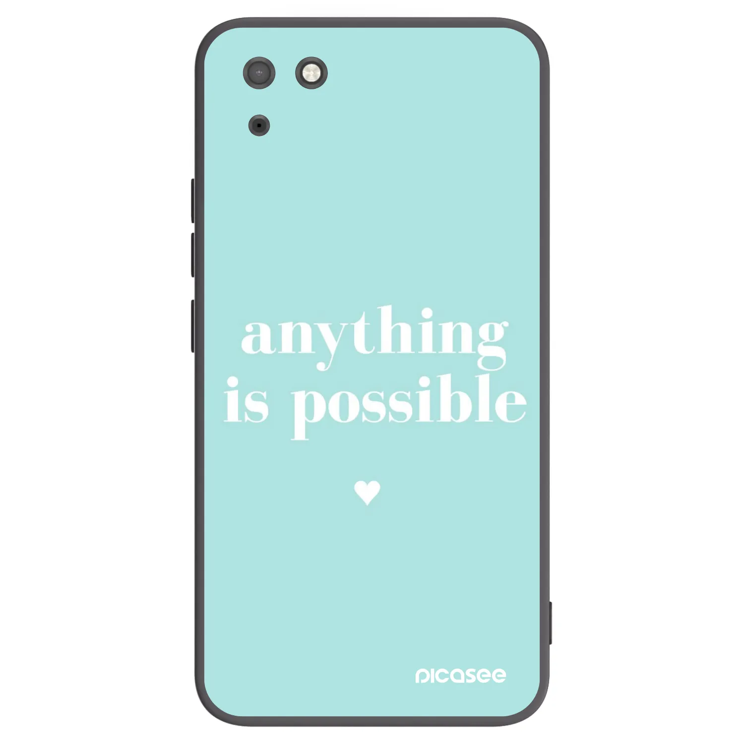 Picasee silikonski črni ovitek za Huawei Y5P - Anything is possible