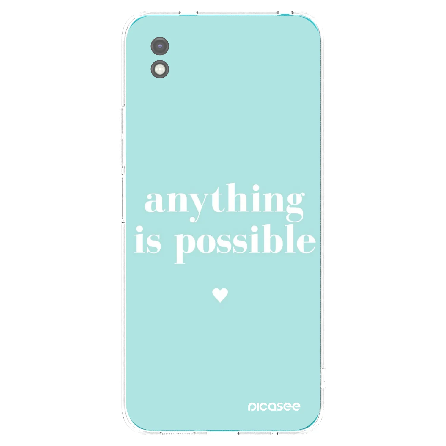 Picasee silikonski črni ovitek za Xiaomi Redmi 9A - Anything is possible