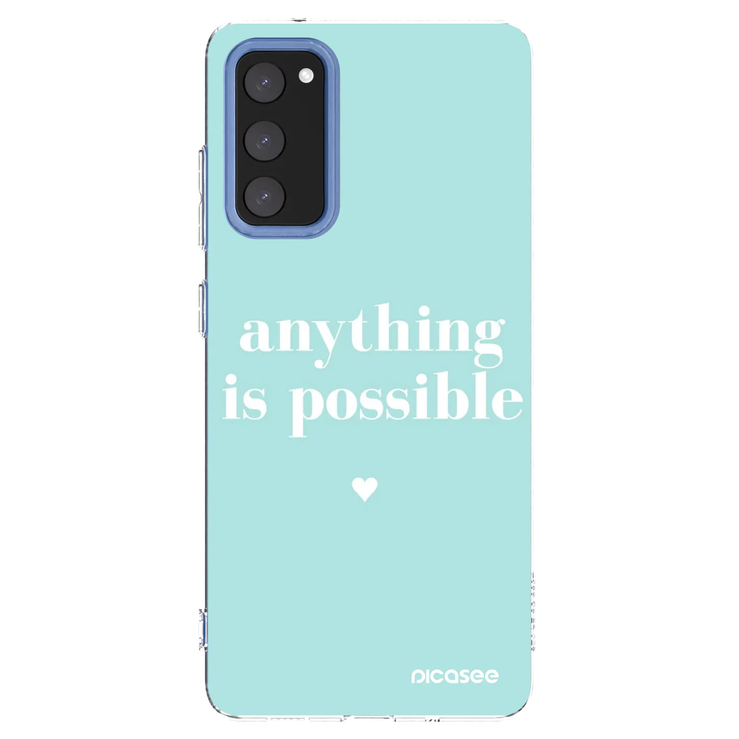 Picasee silikonski prozorni ovitek za Samsung Galaxy S20 FE - Anything is possible