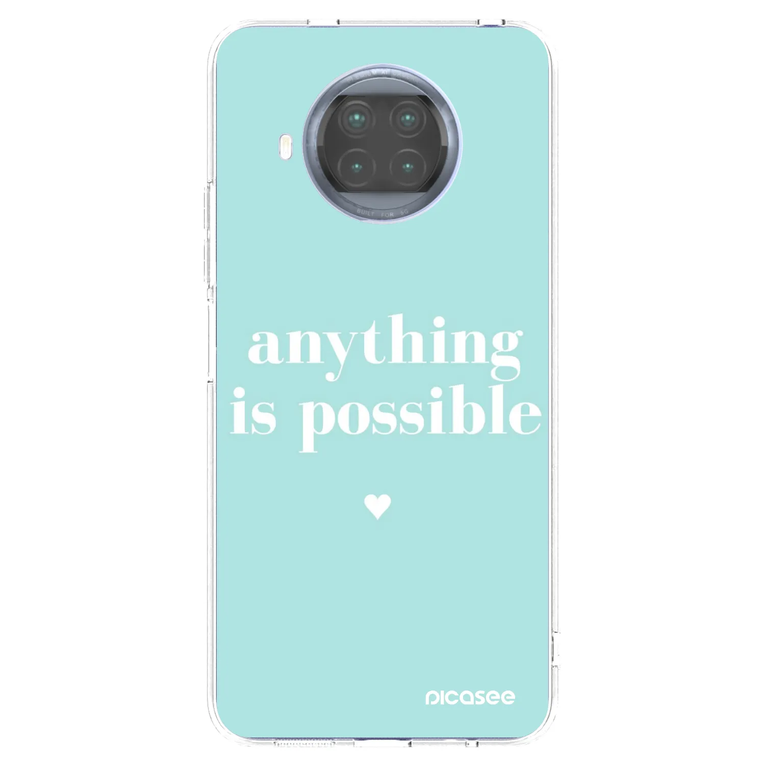Picasee silikonski prozorni ovitek za Xiaomi Mi 10T Lite - Anything is possible