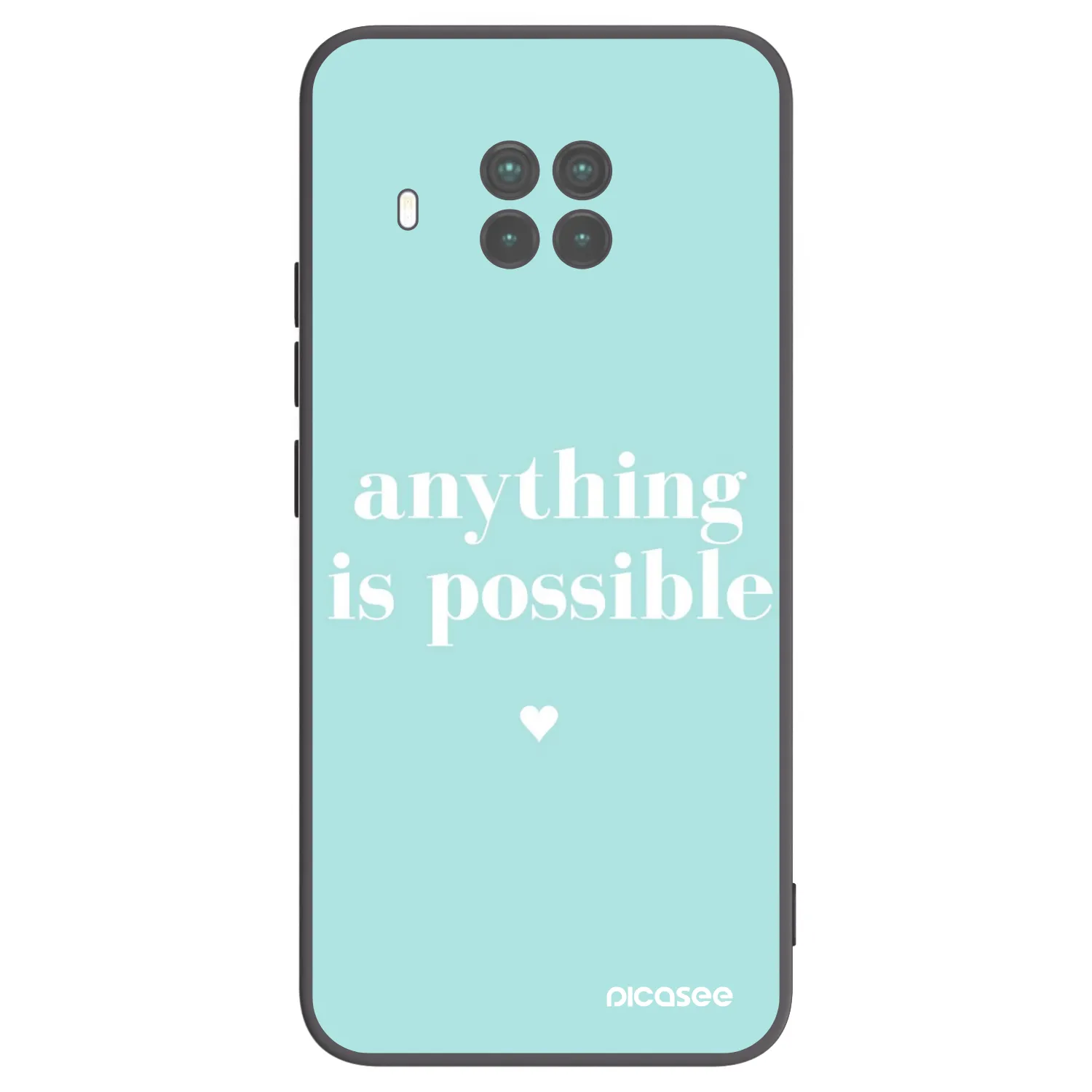 Picasee silikonski črni ovitek za Xiaomi Mi 10T Lite - Anything is possible