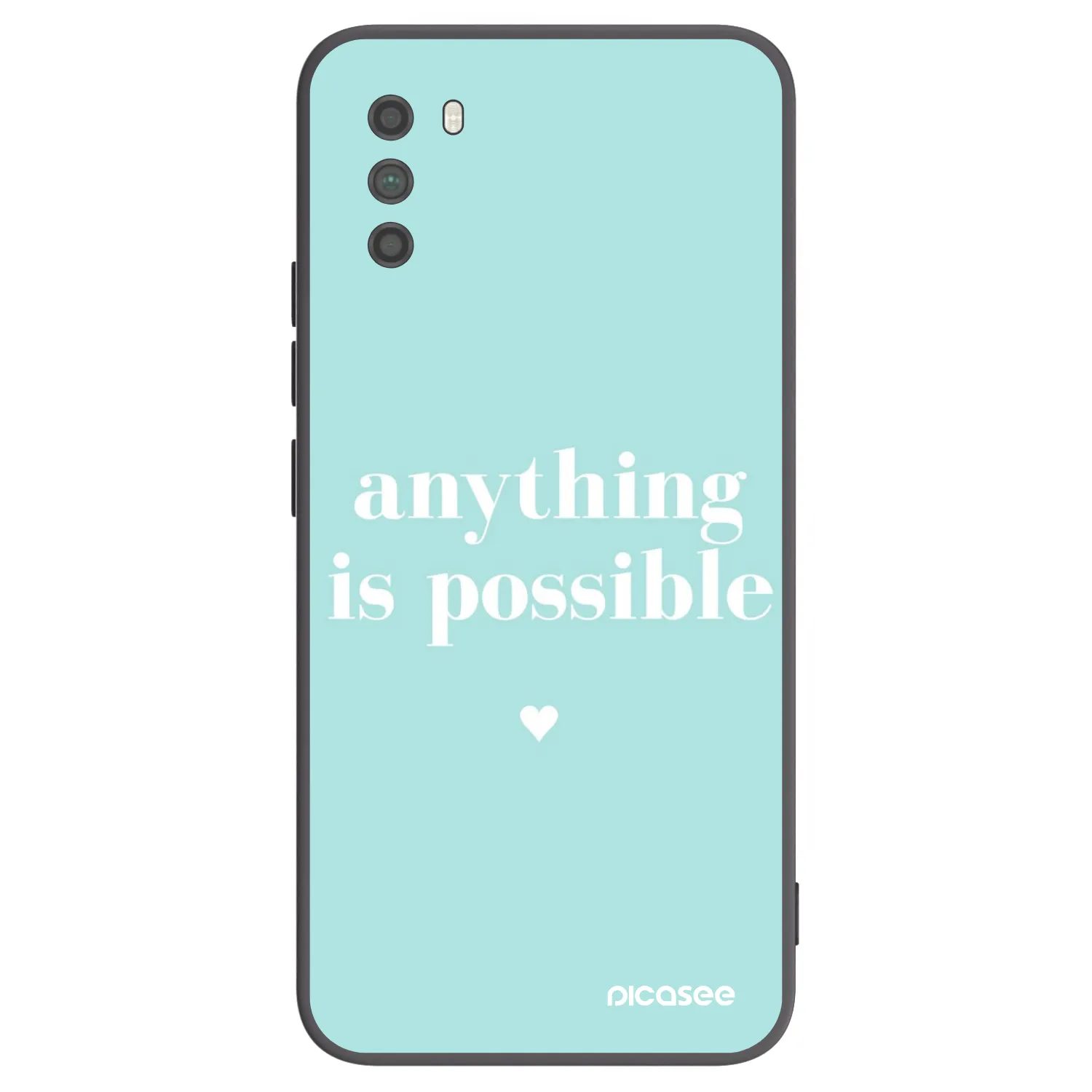 Picasee silikonski črni ovitek za Xiaomi Poco M3 - Anything is possible