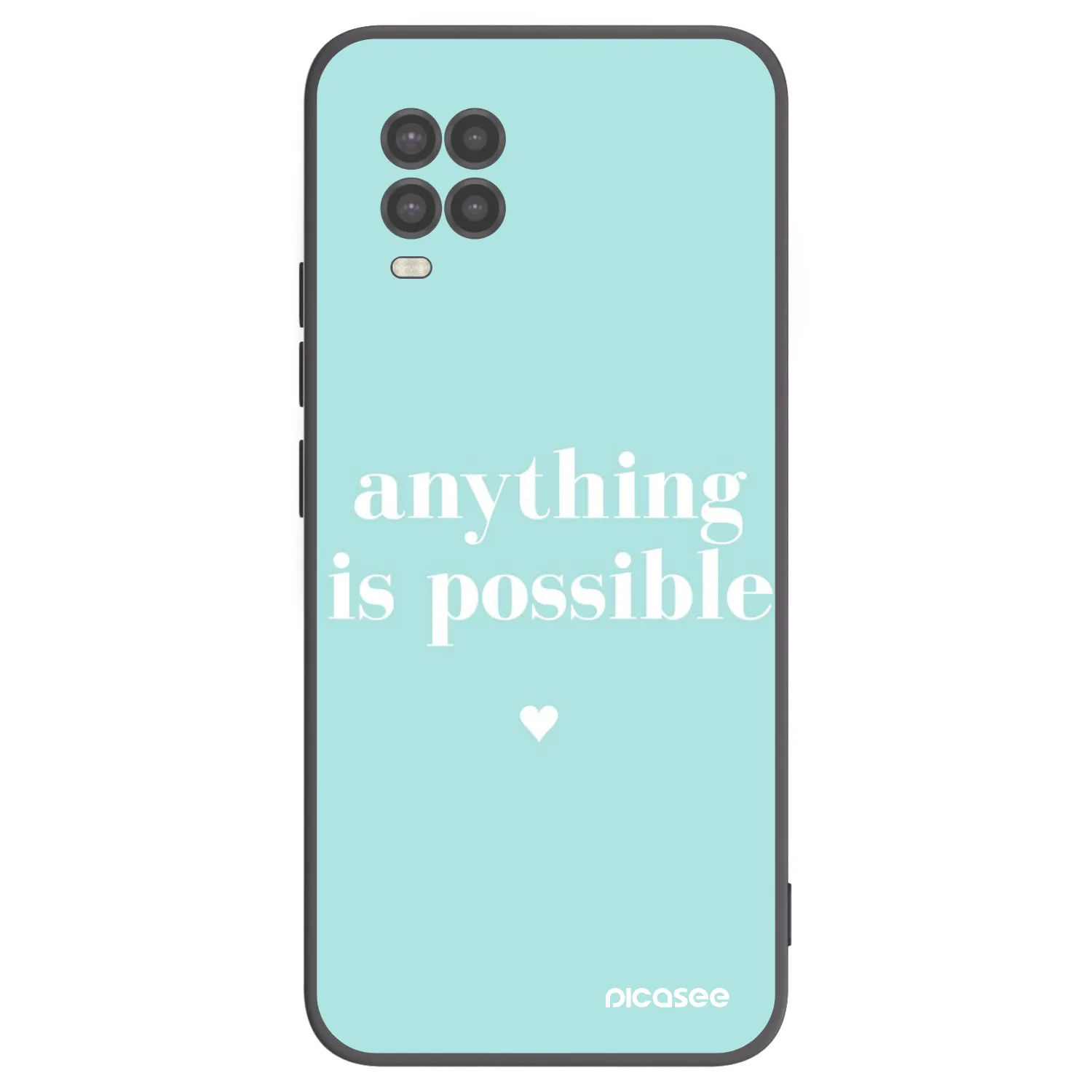 Picasee silikonski črni ovitek za Xiaomi Mi 10 Lite - Anything is possible