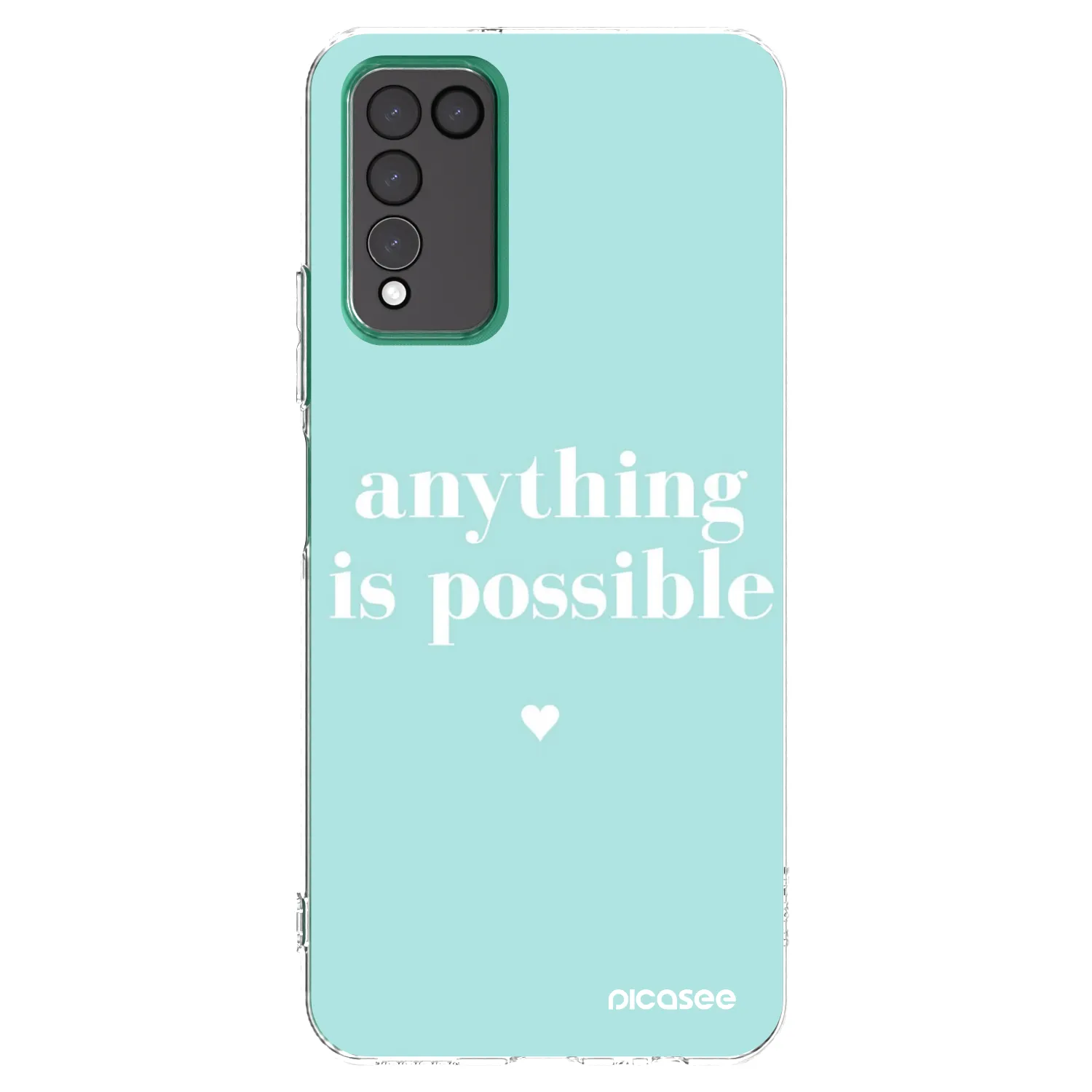 Picasee silikonski prozorni ovitek za Honor 10X Lite - Anything is possible