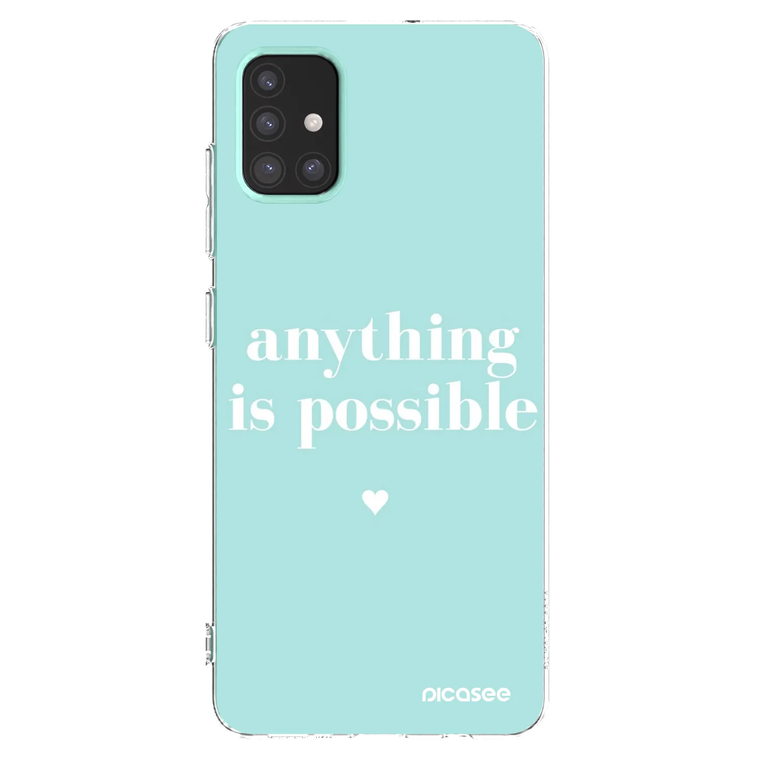 Picasee silikonski prozorni ovitek za Samsung Galaxy M31s - Anything is possible