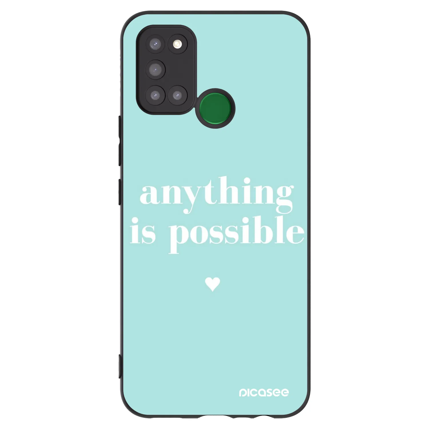 Picasee silikonski črni ovitek za Realme 7i - Anything is possible