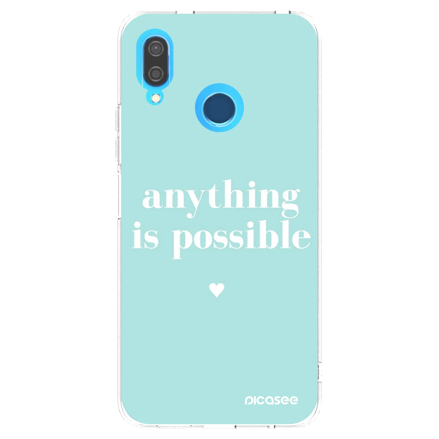 Picasee silikonski prozorni ovitek za Huawei P20 Lite - Anything is possible