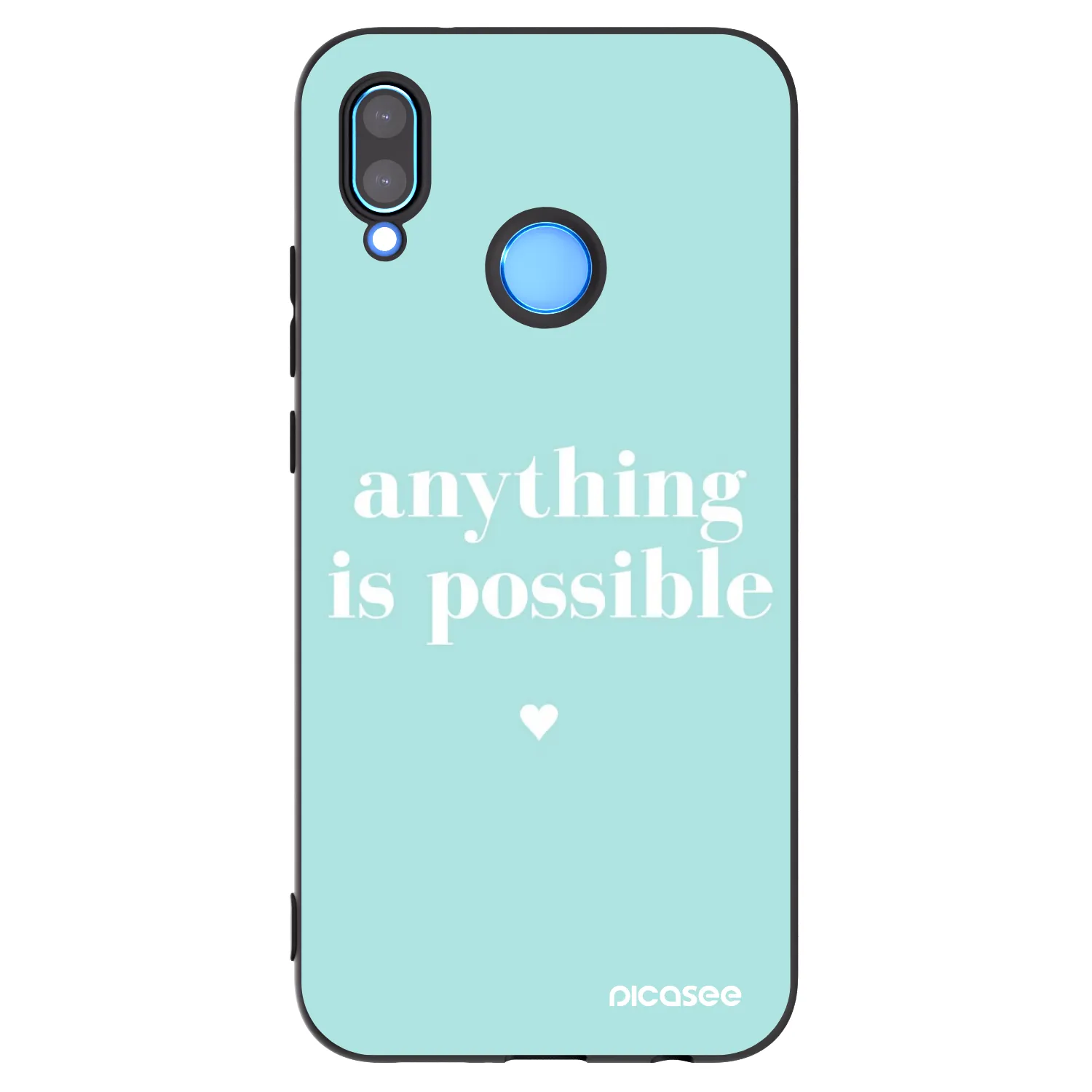 Picasee silikonski črni ovitek za Huawei Mate 40 Pro - Anything is possible