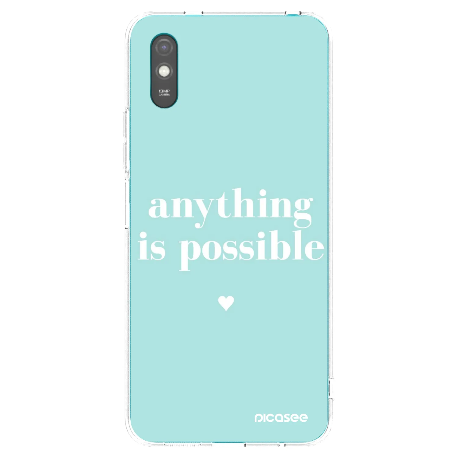 Picasee silikonski prozorni ovitek za Xiaomi Redmi 9AT - Anything is possible