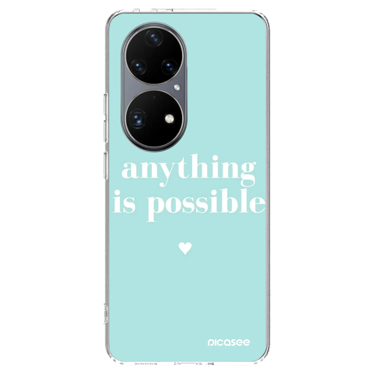 Picasee silikonski prozorni ovitek za Huawei P50 - Anything is possible