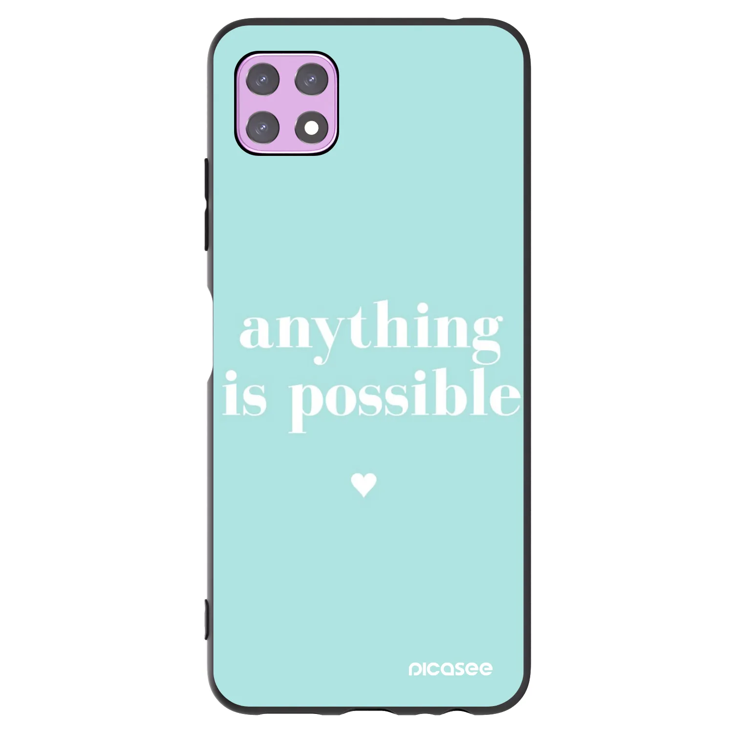 Picasee silikonski črni ovitek za Samsung Galaxy A22 A226B 5G - Anything is possible