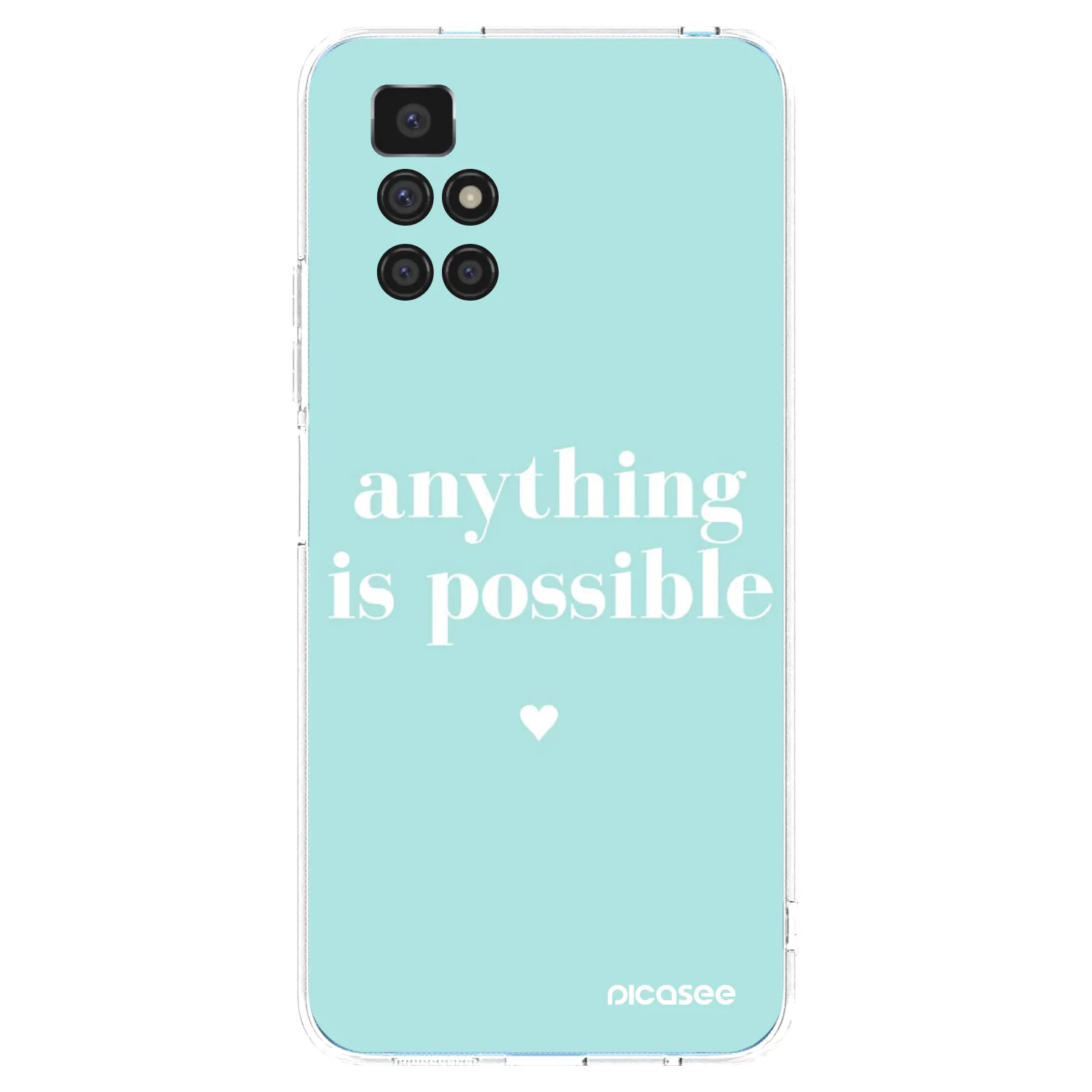 Picasee silikonski prozorni ovitek za Xiaomi Redmi 10 - Anything is possible