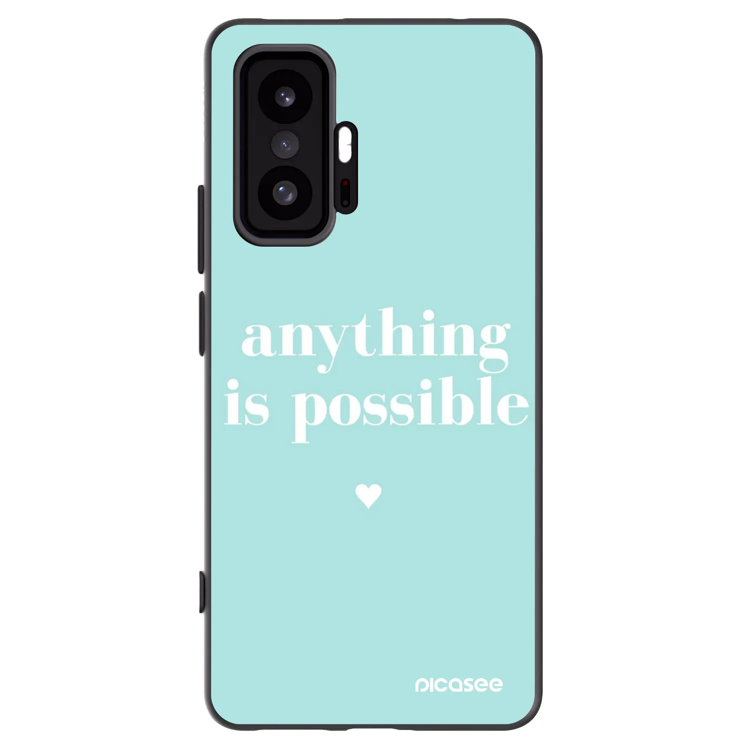 Picasee silikonski črni ovitek za Xiaomi 11T Pro - Anything is possible